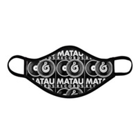 Matau Records Face Mask Black with Logo