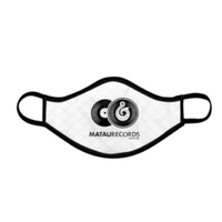 Matau Records Face Mask White with Logo