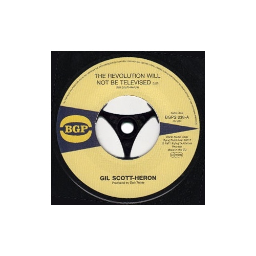 Gil Scott-Heron - The Revolution Will Not Be Televised (Vinyl 7")